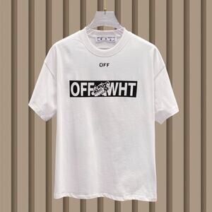 Off-White Men's Short Sleeve White